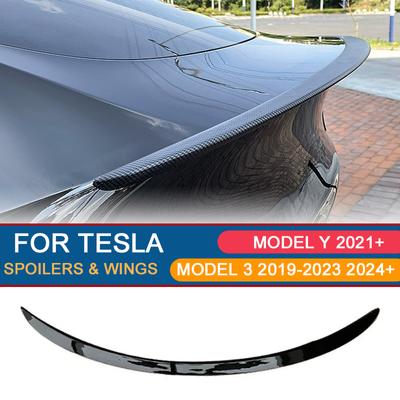 Для Tesla Model 3 2019-2025 2025+ модель Y 2025+ задний спойлер багажника крыло хвост высокопроизводительный стиль воздушный спойлер тюнинг аксессуары