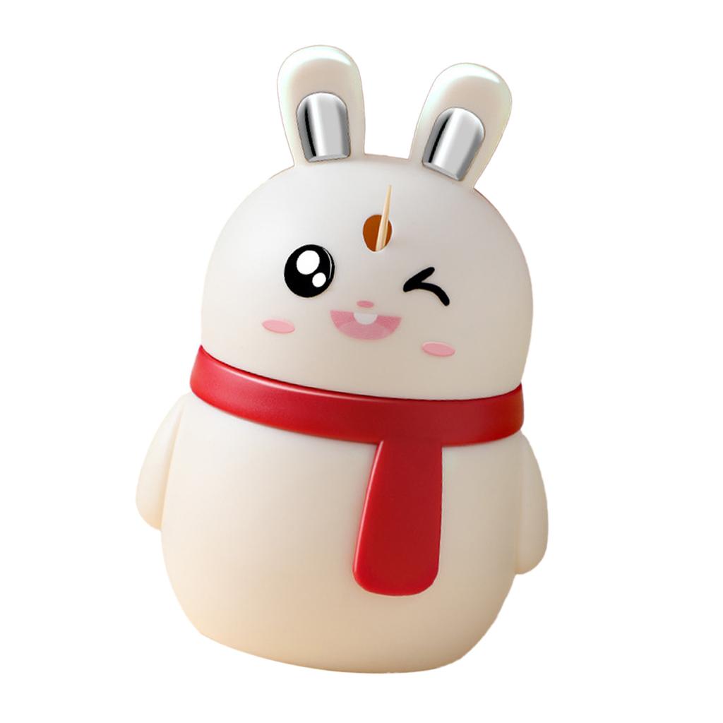 Cute Toothpick Holder Dispenser Portable Plastic Funny Decorative Toothpick Container Storage Box for Kitchen
