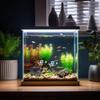 Fish Tank Bubbler Resin Aquarium Bubbler Hippo Fish Pump Pneumatic Air Stone Gallon Realistic Landscape Decoration For Living