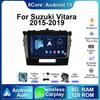 TLIN5 Для Vitara 2015 2016-2019 Android 15 Автомагнитола Мультимедиа Видеоплеер Навигация GPS беспроводной CarPlay Авто Стерео 8+128G