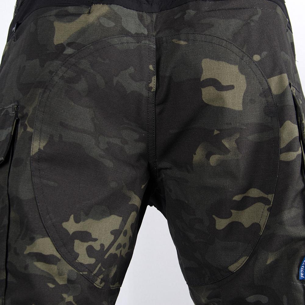 Черная камуфляжная страйкбольная форма Multicam с тактическими штанами наколенники армейская военная форма для мужчин