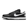 Nike Большие Устойчивые к истиранию Устойчивые к истиранию Низкие Кеды для скейтбординга Унисекс Черный Серебристый 355152-016(Команда1573-)