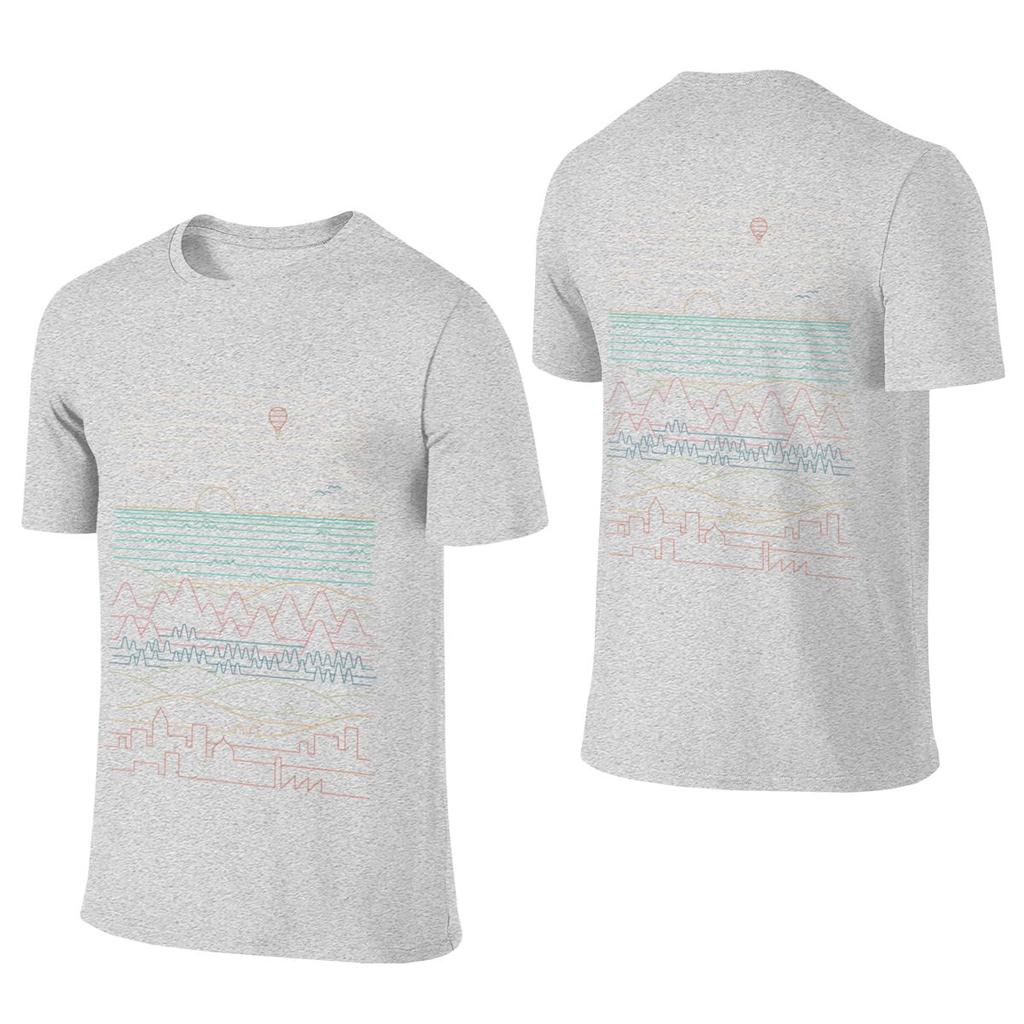 Linear Landscape Home Reversible Tshirt Japanesestyle Vibe Original Shirt