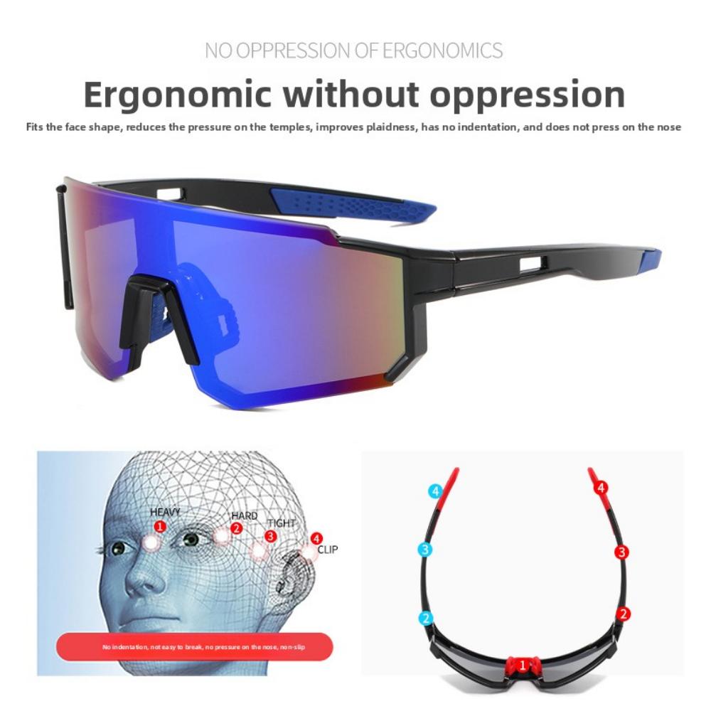 Европейские и американские новые спортивные велосипедные солнцезащитные очки, велосипедные трендовые мужские и женские цветные солнцезащитные очки для улицы, модные очки с покрытием