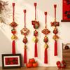 Yousheng Chinese New Year Decorations 2026 Year of Horse Lucky Charm with Tassel Feng Shui Hanging Pendants for Wealth Good Luck