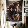 Lion Pattern Home Decor Tapestry, Wall Hanging, Decorative RV Wall Cloth.MGT0918489