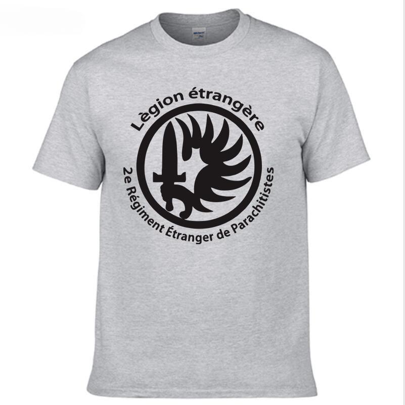 Streetwear New French Foreign Legion Special Forces War Army T-shirt Men Cotton Short Sleeve T Shirt Tees Tops Homme Camisetas
