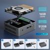 Чем Мини ПК Новейший мини ПК Intel N97 BMAX 12-го поколения 16 ГБ DDR4 512 ГБ SSD Windows 11 4 потока Максимальная частота TDP 12 Вт Бесшумный Обильные порты
