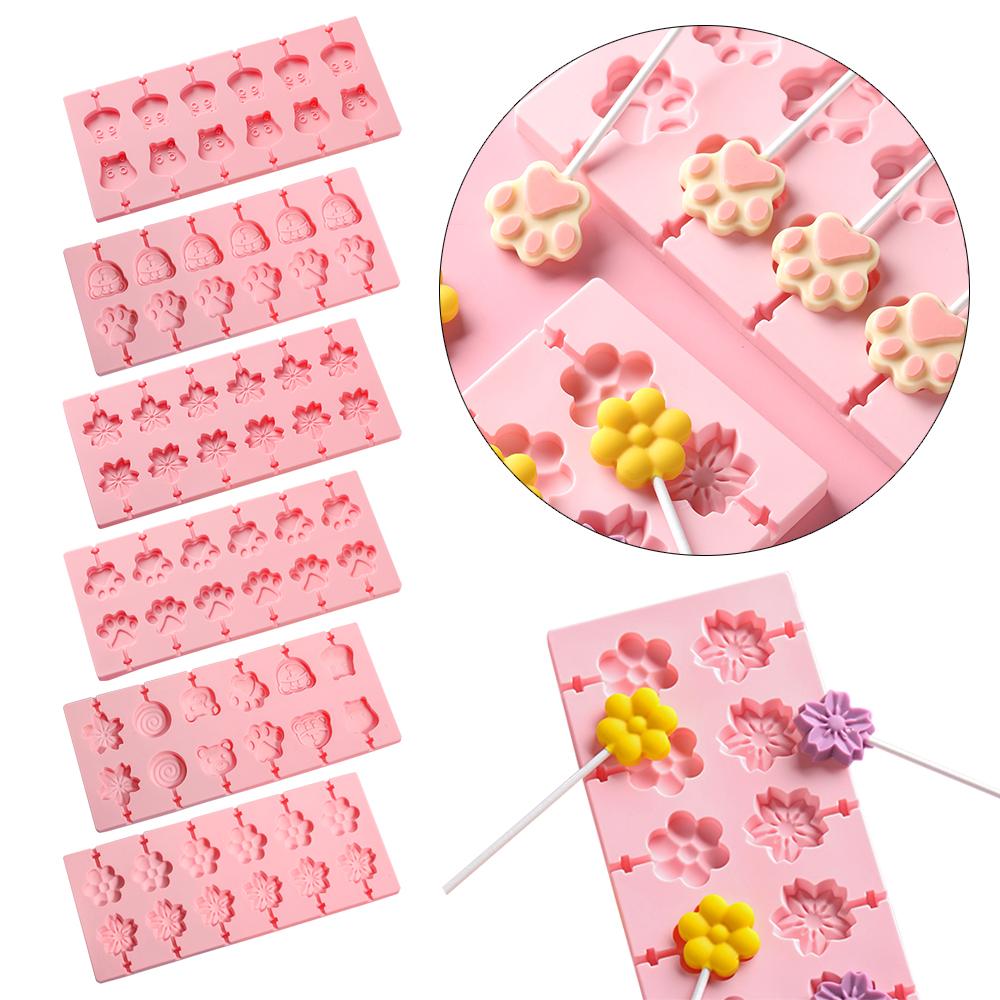 Бисквит Шоколад Выпечка Торт Силиконовые Формы Для Леденцов Желе и Конфеты Формы Цветы Формы