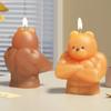 Силиконовые формы для смолы 'Мышечный Медведь' 3D Милый Медведь-Бодибилдер Силиконовые Формы для Смолы, Свечей, Мыла, для Воска, Цемента, Поделок, Декора Дома