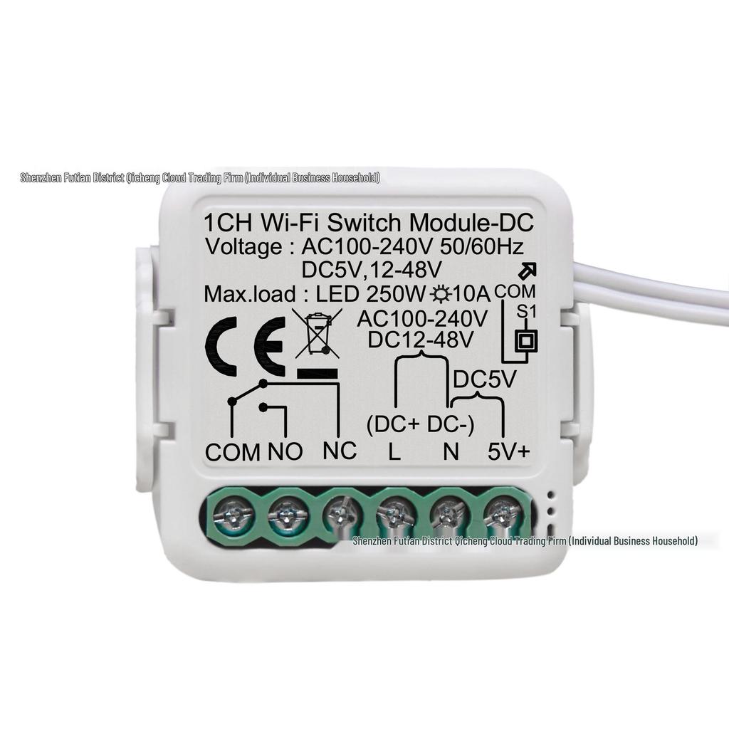 Умный Zigbee WiFi переключатель сухого контакта с дистанционным управлением через приложение