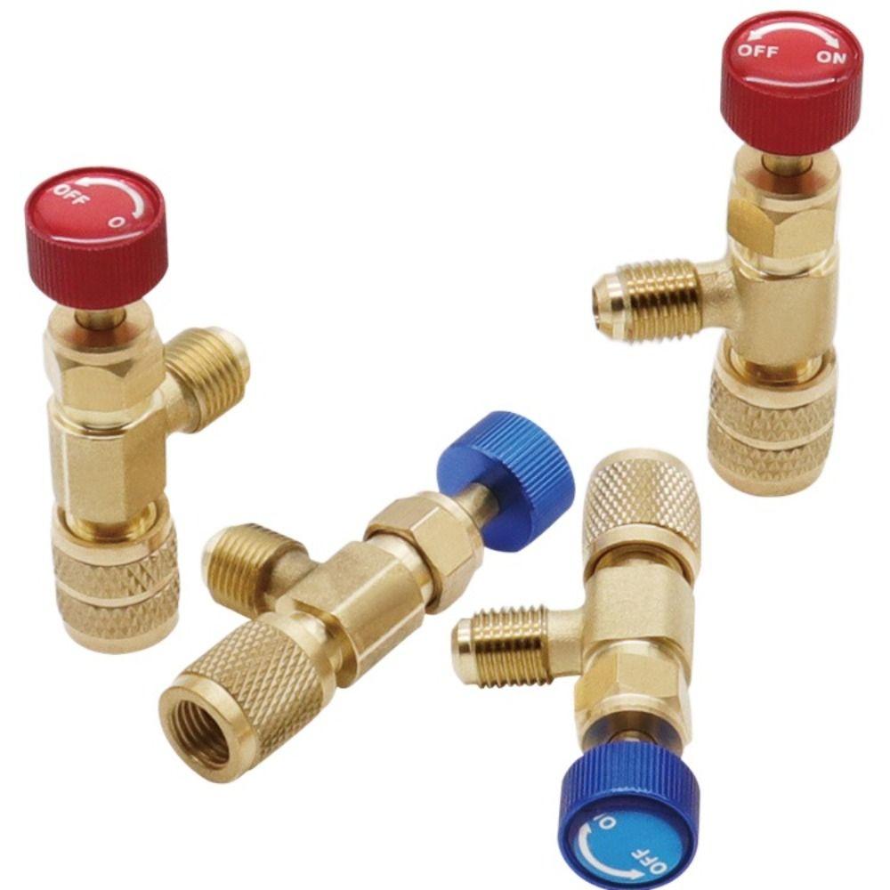 R410a R22 Safety Valve Adapter Non-freezing hand Liquid Adapter Air Conditioning Valve Universal
