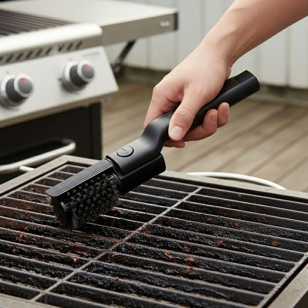 360 Degree Rotate Electric Grill Brush Rechargeable Barbecue Grill Cleaning Brush  BBQ Accessories