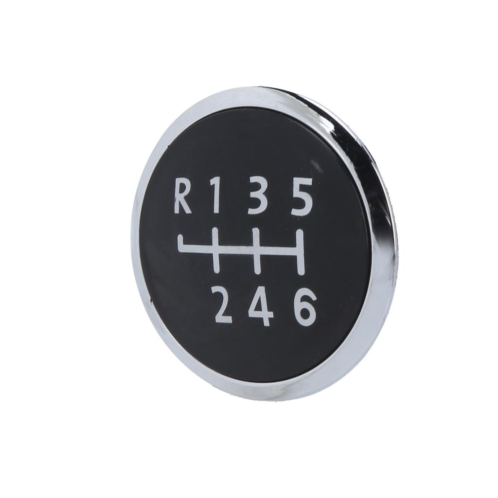 Крышка набалдашника рычага переключения передач 6 скоростей Черный АБС-пластик Замена для T5 Transporter 2003‑2010