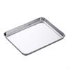 Stainless Steel Oven Tray Baking Sheet, Compact Sturdy Nonstick Pan, Food Serving Pan Flat