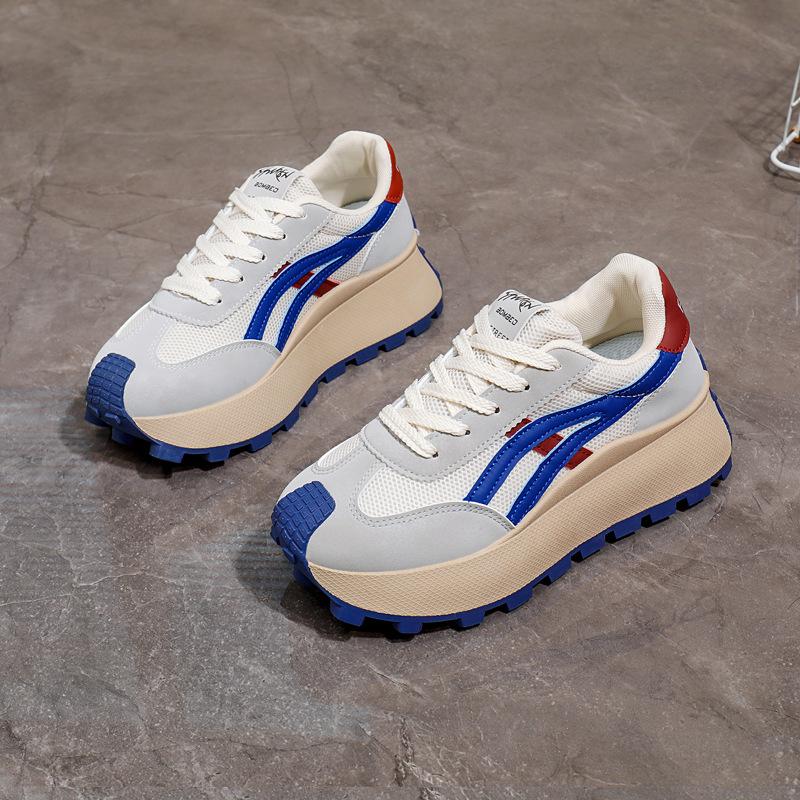 Ins корейская версия сетчатых папиных туфель для женщин весна 2025 новые дышащие женские студенческие спортивные туфли для женщин HL861-2