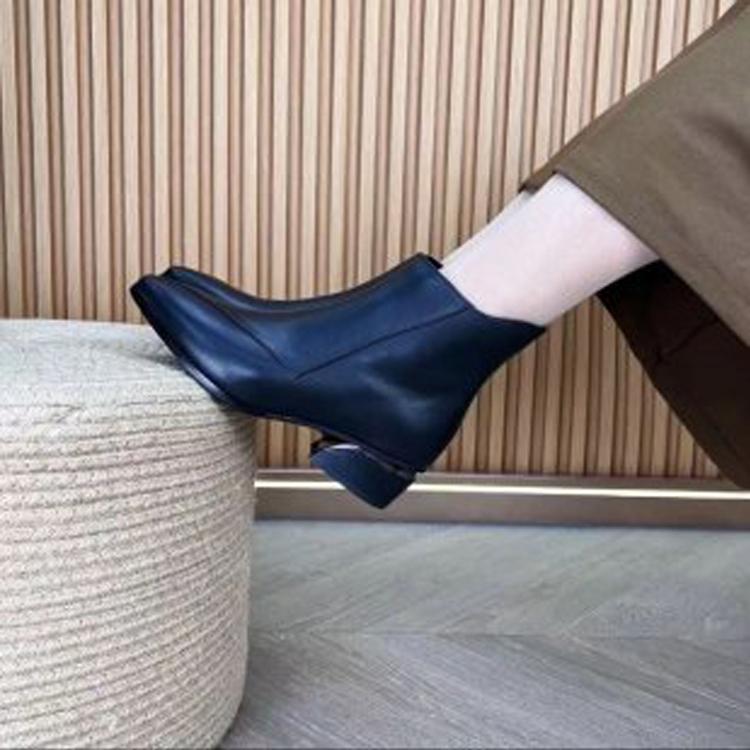 Женские ботинки, зимние ботинки, обувь на толстом каблуке, ботильоны, нескользящая обувь для мам, женские зимние ботинки, обувь на плоской подошве