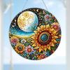 2D Flat DIY Hanging Diamond Art Kits Double-sided Printing Rhinestone Diamond Art Window Pendants Wall Decor for Home & Windows