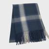 Women's Autumn/Winter 2022 Plaid Scarf - Korean Style Thickened Imitation Cashmere Shawl for Students
