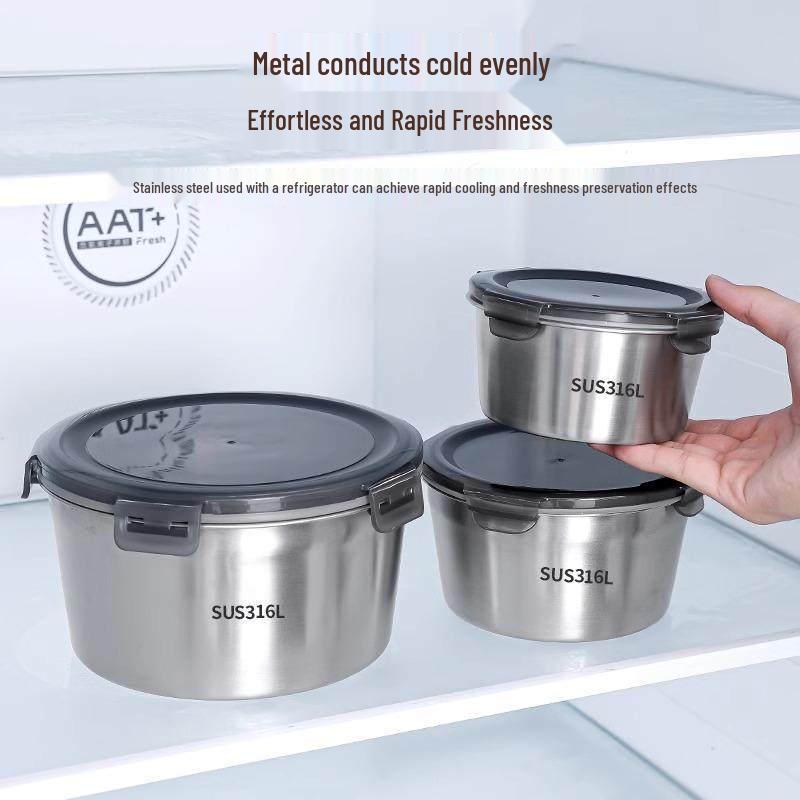 Xihe 316L Stainless Steel Sealed Lunch Box with Cutlery