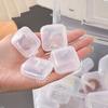 Plastic Storage Box Portable Large Capacity Dust-Proof Jewelry Box Necklace Earrings Finishing Jewelry Box
