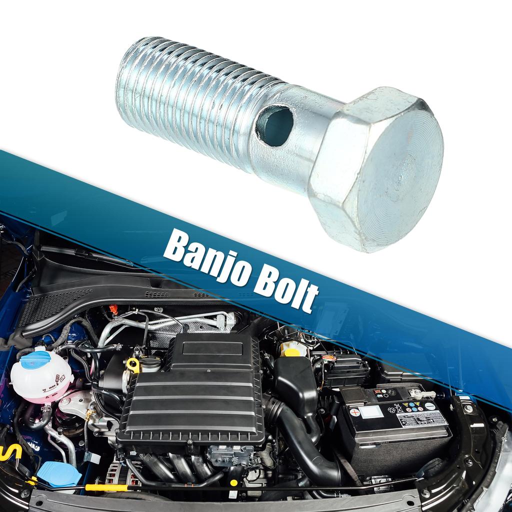 X AUTOHAUX 2 комплекта Универсальный Авто Болт Банджо Адаптер для Тормозного Фитинга M12 x