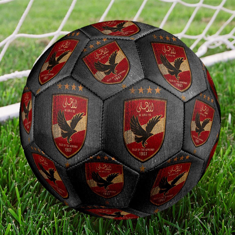 Al-ahly Fc Size 5 Soccer Balls, High-Quality, Anti-Slip, Protective Football, a Unique Gift Suitable for Birthdays, Christmas