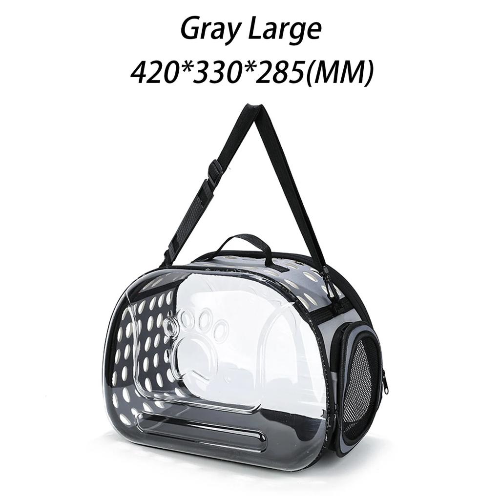 Сумка на плечо для домашних животных, переноска для кошек, дышащая сумка для путешествий на открытом воздухе, капсульная прозрачная портативная сумка для щенков и котят, сумка на плечо