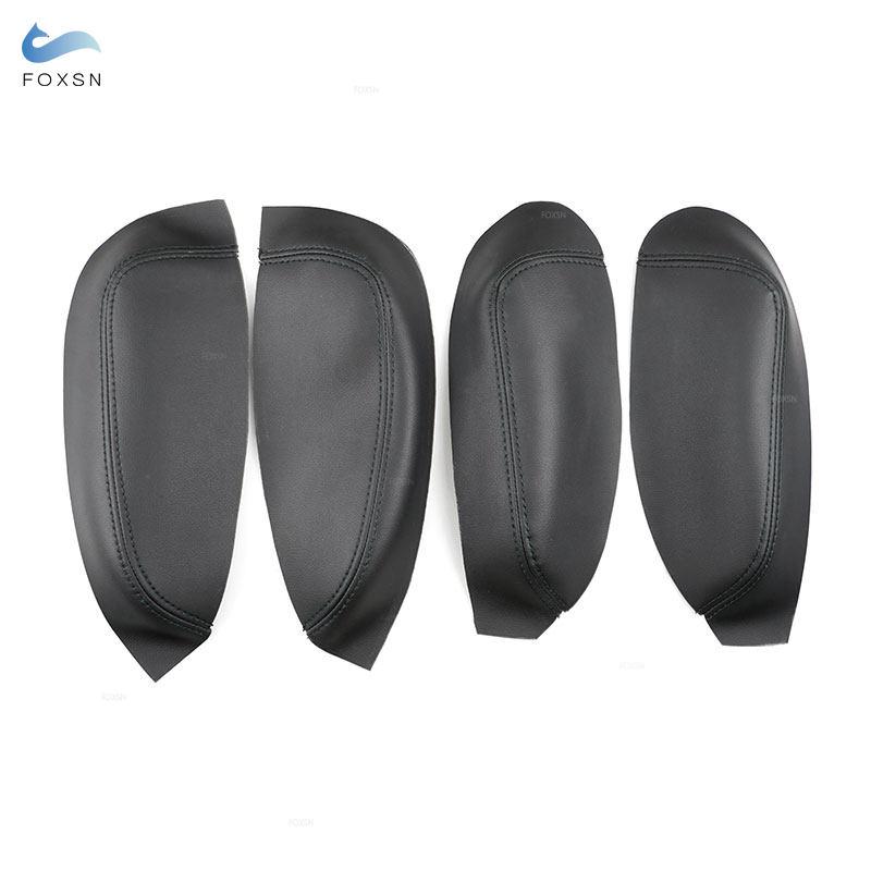 4pcs Soft Leather Armrest Cover For Kia K3 Car Interior Door Armrest Panel Skin Cover Stickers Trim with Tools