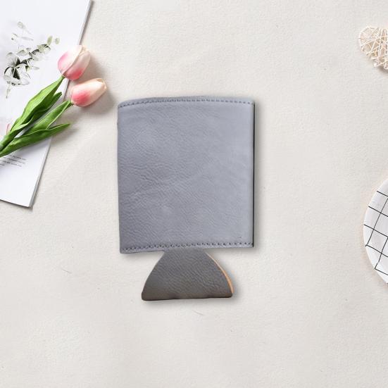 Искусственная кожаный чехол для банок пива и газировки, изоляционный чехол для холодных напитков