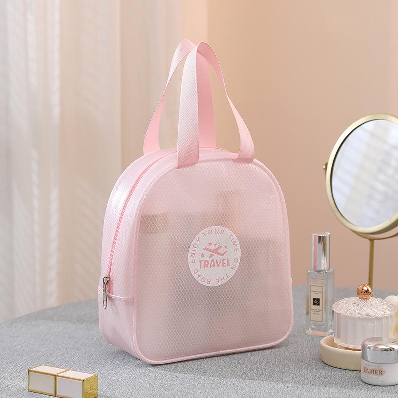 Waterproof Cosmetic Bag Travel Portable Storage Bag Wet and Dry Wash Bag Frosted Model Cosmetic Bag Storage Bag