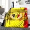 Belgica Print Flannel Blanket High Quality Warm Comfortable Cover for All Seasons Perfect for Gifts Home Decor