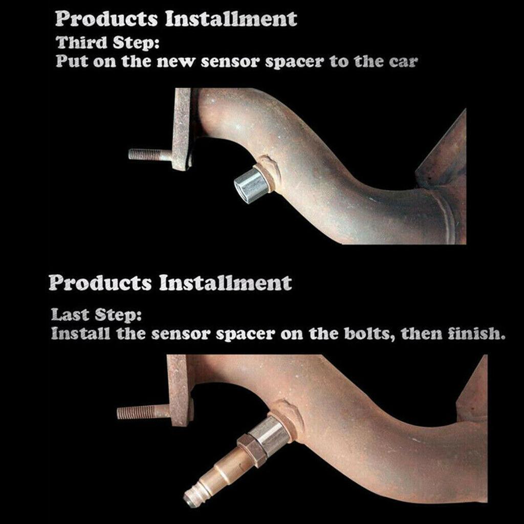 Car CEL Fix Check Engine Light Oxygen O2 Sensor Spacer Adapter