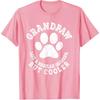 Grandpaw Dog Grandpa Grandfather Funny Vintage Grand Paw Men T-Shirt