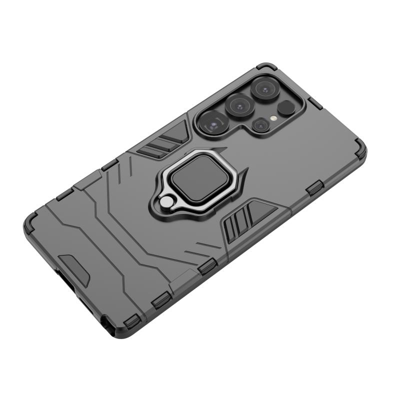 Magnetic Ring Stand Holder Armor Back Cover For Samsung Galaxy S25 Ultra S25+ Plus S25Ultra GalaxyS25 5G Phone Case