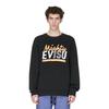 Evisu 19Aw Свитшот с принтом чайки с круглым вырезом Мужской свитшот Черный 1EAOTM9SW416XX