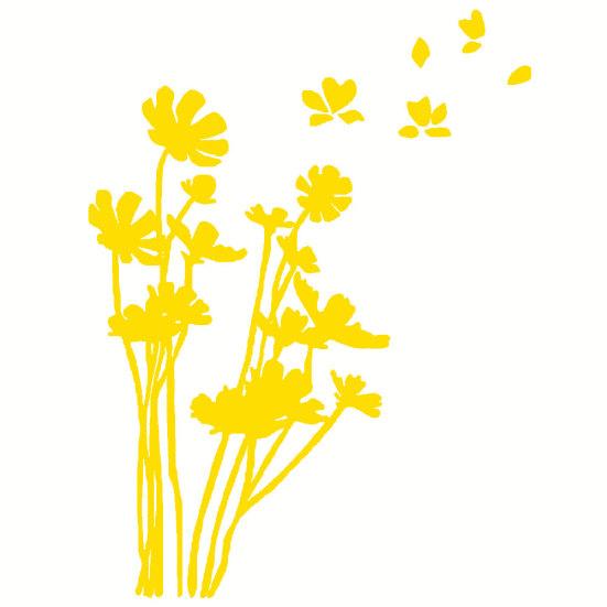 Красивые цветы автомобиля кузова окна светоотражающие наклейки украшения