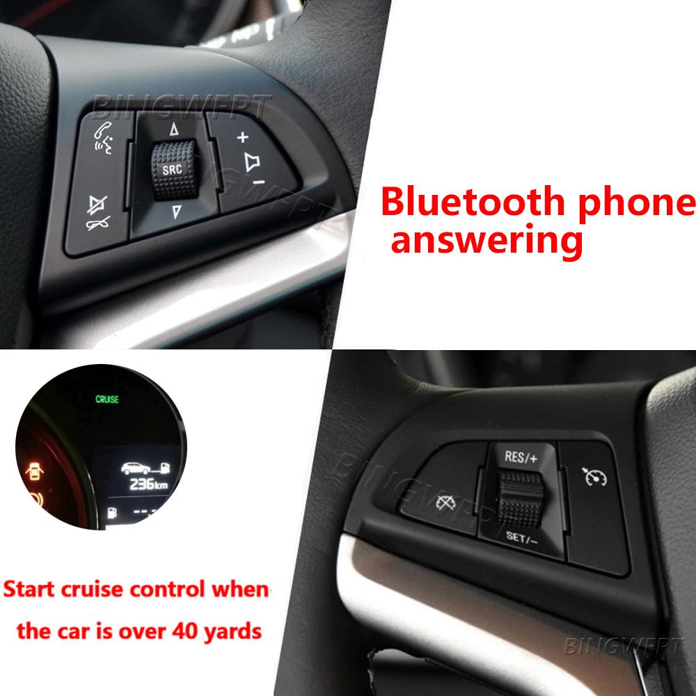 Многофункциональная кнопка на руле Bluetooth Аудио Круиз-контроль Скорости Для Chevrolet Cruze Mai Rui Bao Переключатель круиз-контроля