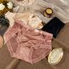 Французские трусики женское нижнее белье сексуальные кружевные трусики для девочек трусы с бантом большие размеры с высокой талией бесшовные трусы нижнее белье