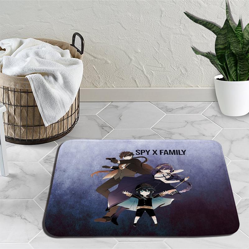 Семейный прикроватный коврик Spy X Anya Forger, дверной ковер Loid Yor Forger, мультяшный напольный коврик для гостиной, тапис, украшение, гобелен