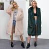 Autumn and Winter New Women's Fur Coat Imitation Fox Fur Long Coat Large Fashion Windbreaker Warm
