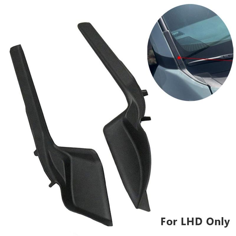 Боковая крышка переднего стеклоочистителя, подходит для Toyota RAV4 2019 2020 2021 2022, черная левая и правая удлинительная крышка, 1 пара