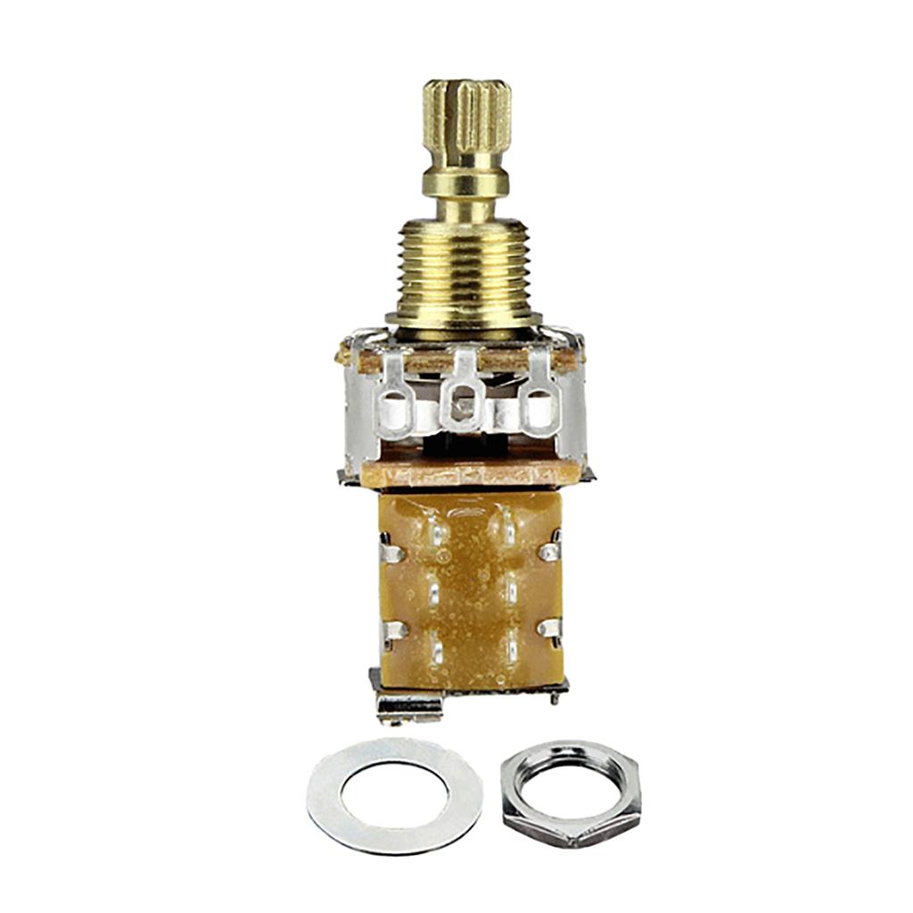 Guitar Amplifier Potentiometer Push Pull Control A250K B250K A500K B500K Guitar Taper Potentiometer Guitar Push Pots Set