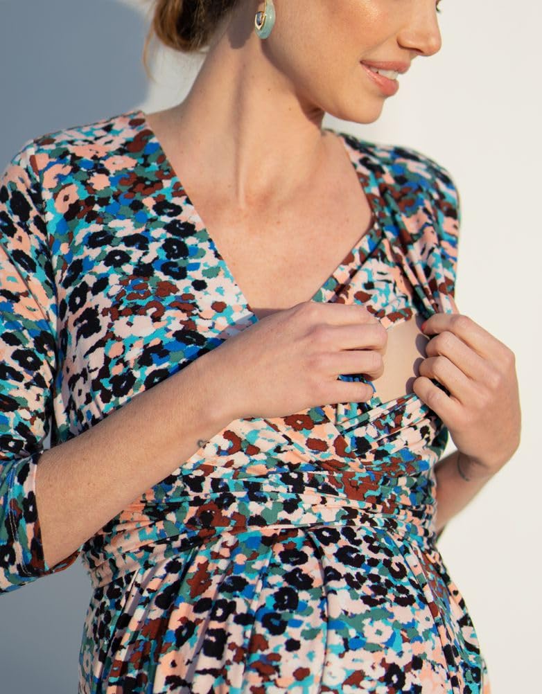 Casual Dress Maternity Dress KEEVA Animal Print [Serafin] Women's