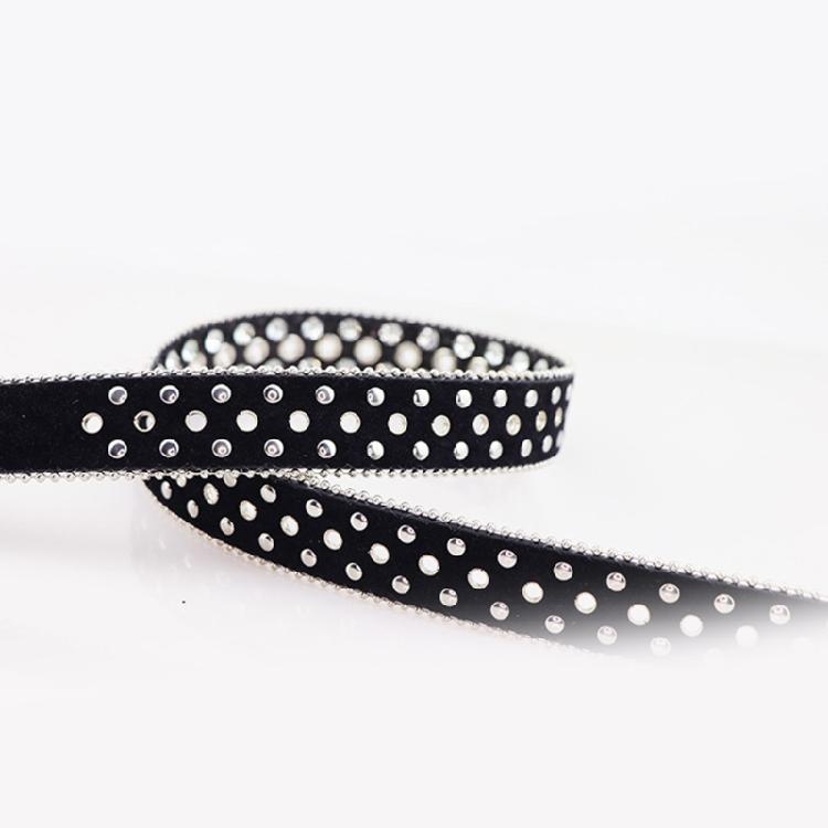 Девушка Блестящий Пояс Уличные Танцы Джинсовый Ремень Декоративный Ремень с Шипами