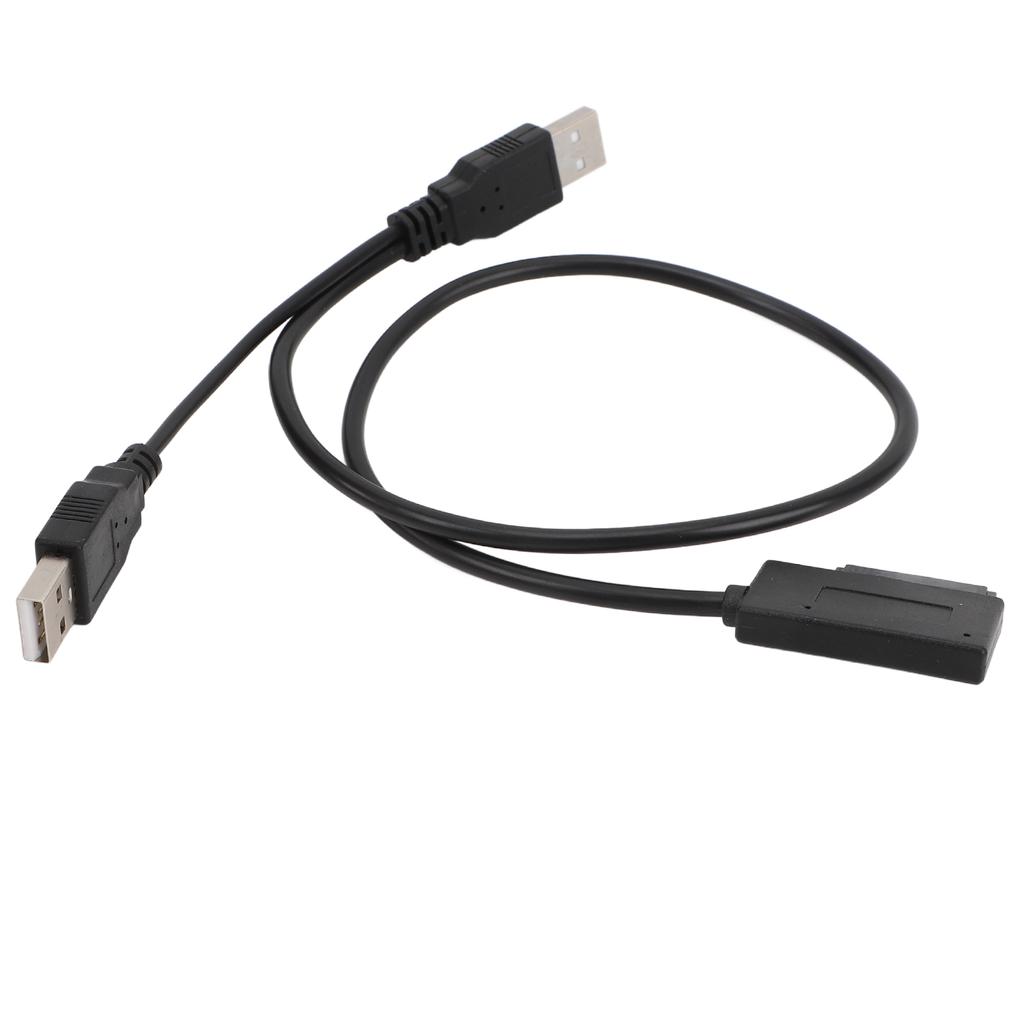 Кабель-адаптер USB на 7+6 13Pin Slimline SATA 480 Мбит/с Поддержка горячей замены Кабель USB 2.0 на SATA для привода CD DVD ROM ноутбука