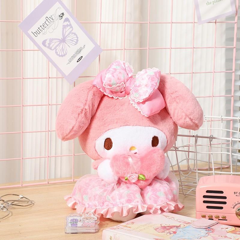 Новая Горячая 25/30 см Sanrio Клубничная Куроми Подушка Плюшевая Игрушка Девочки Мягкие Набивные Животные Игрушки Клубничная Мелодия Кукла Подарки