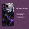 Черно-фиолетовый жидкий вихрь для чехла iphone Модный для coque iphone Чехол fundas Стекло для iPhone 17 16 15 14 13 12 pm Pro Plus