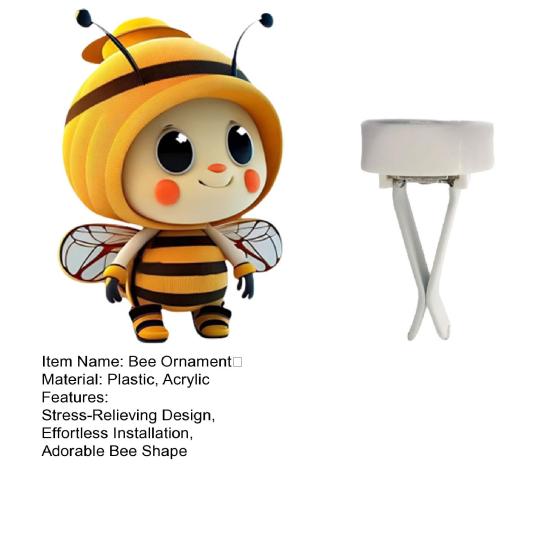 Little Bee Car Vent Clip Air Freshener Cute Auto Interior Perfume Holder