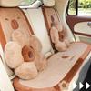 Cartoon Car Seat Decoration Comfort Plush Seat Cushion Capybara Car Headrest  Headrest